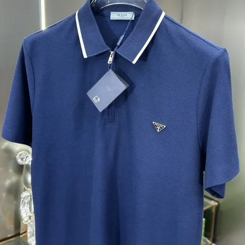 Replica Prada T-Shirts Short Sleeved For Men #1458955 $68.00 USD for Wholesale