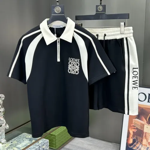 Wholesale LOEWE Tracksuits Short Sleeved For Men #1458996 $112.00 USD, Wholesale Quality Replica LOEWE Tracksuits