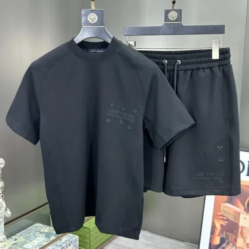 Wholesale Louis Vuitton LV Tracksuits Short Sleeved For Men #1459001 $112.00 USD, Wholesale Quality Replica Louis Vuitton LV Tracksuits
