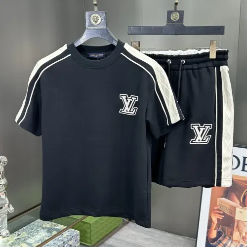 Wholesale Louis Vuitton LV Tracksuits Short Sleeved For Men #1459002 $112.00 USD, Wholesale Quality Replica Louis Vuitton LV Tracksuits