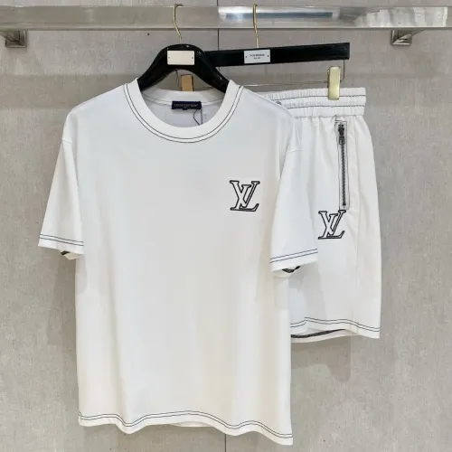 Wholesale Louis Vuitton LV Tracksuits Short Sleeved For Men #1459021 $112.00 USD, Wholesale Quality Replica Louis Vuitton LV Tracksuits
