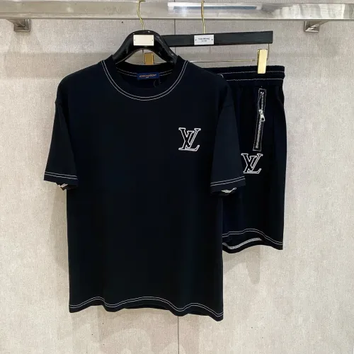 Wholesale Louis Vuitton LV Tracksuits Short Sleeved For Men #1459022 $112.00 USD, Wholesale Quality Replica Louis Vuitton LV Tracksuits