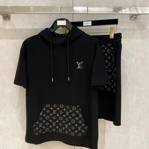Wholesale Louis Vuitton LV Tracksuits Short Sleeved For Men #1459036 $112.00 USD, Wholesale Quality Replica Louis Vuitton LV Tracksuits