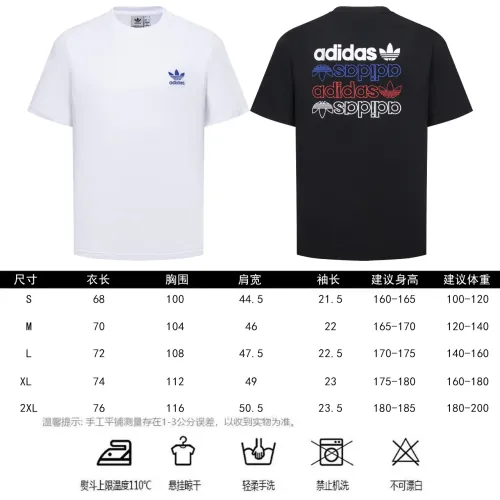 Replica Adidas T-Shirts Short Sleeved For Unisex #1459107 $32.00 USD for Wholesale