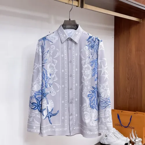 Wholesale Versace Shirts Long Sleeved For Men #1459135 $76.00 USD, Wholesale Quality Replica Versace Shirts