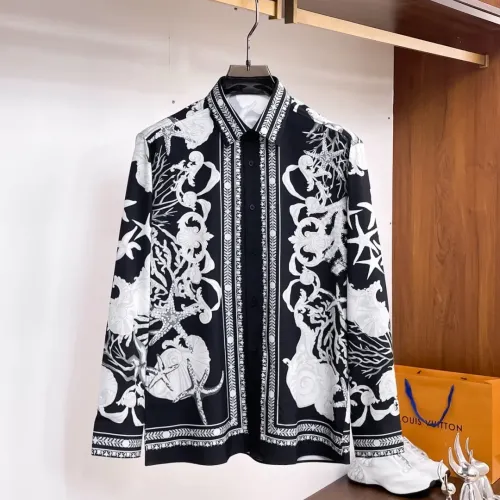 Wholesale Versace Shirts Long Sleeved For Men #1459136 $76.00 USD, Wholesale Quality Replica Versace Shirts