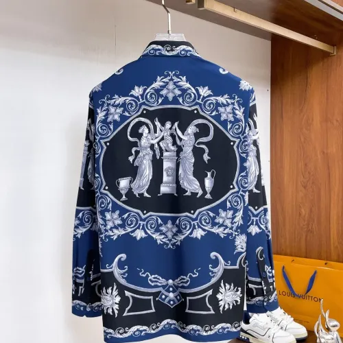 Replica Versace Shirts Long Sleeved For Men #1459139 $76.00 USD for Wholesale