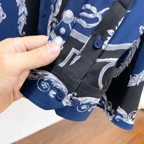 Replica Versace Shirts Long Sleeved For Men #1459139 $76.00 USD for Wholesale