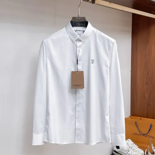 Wholesale Burberry Shirts Long Sleeved For Men #1459140 $76.00 USD, Wholesale Quality Replica Burberry Shirts