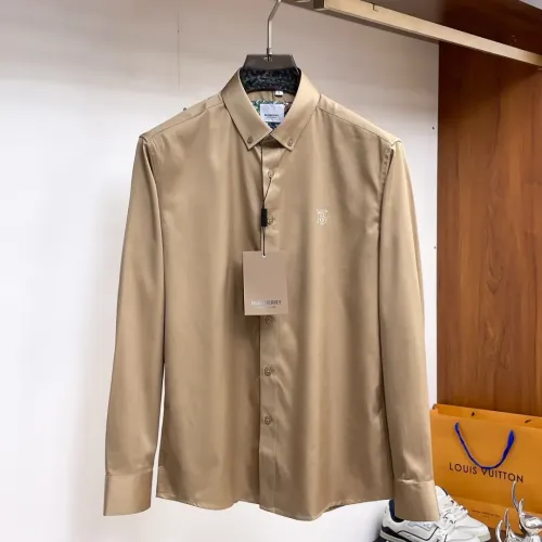 Wholesale Burberry Shirts Long Sleeved For Men #1459141 $76.00 USD, Wholesale Quality Replica Burberry Shirts