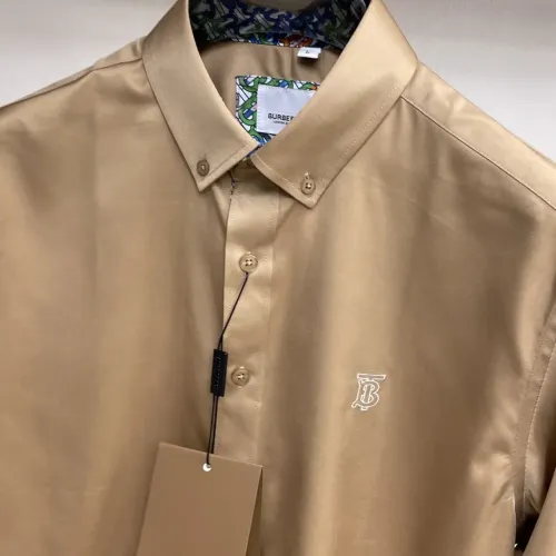Replica Burberry Shirts Long Sleeved For Men #1459141 $76.00 USD for Wholesale