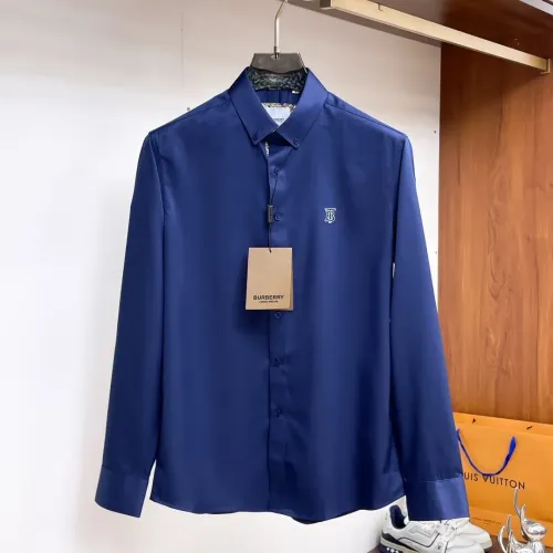 Wholesale Burberry Shirts Long Sleeved For Men #1459142 $76.00 USD, Wholesale Quality Replica Burberry Shirts
