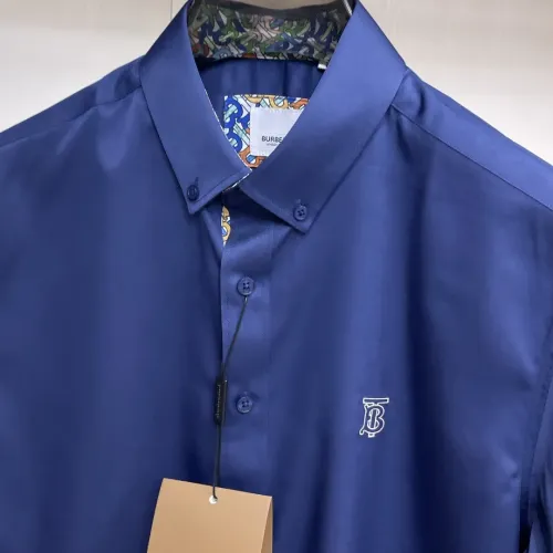 Replica Burberry Shirts Long Sleeved For Men #1459142 $76.00 USD for Wholesale