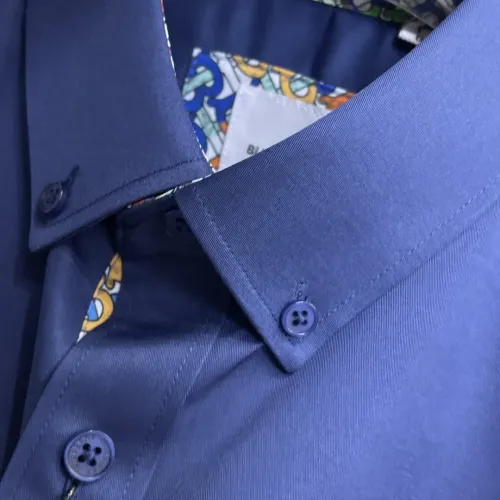 Replica Burberry Shirts Long Sleeved For Men #1459142 $76.00 USD for Wholesale