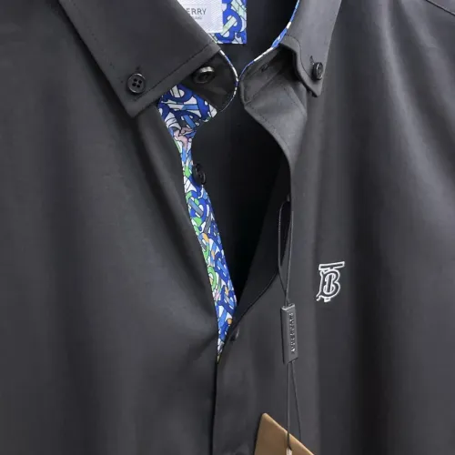 Replica Burberry Shirts Long Sleeved For Men #1459143 $76.00 USD for Wholesale