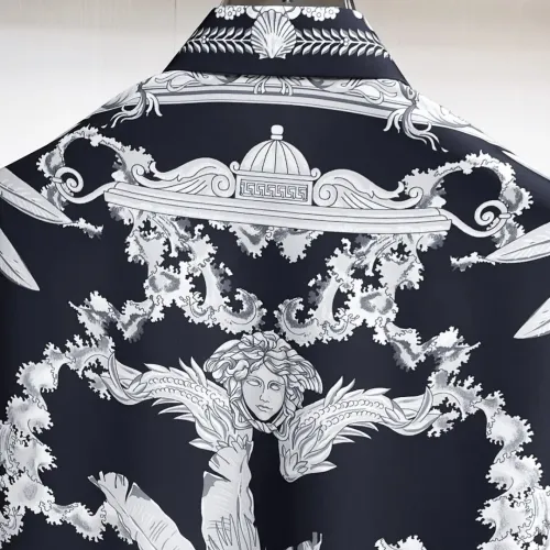 Replica Versace Shirts Long Sleeved For Men #1459144 $76.00 USD for Wholesale