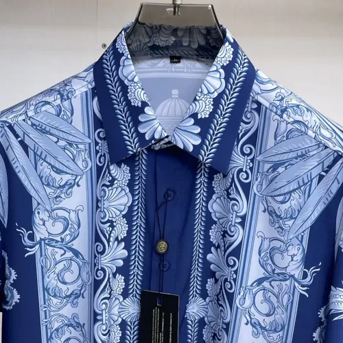 Replica Versace Shirts Long Sleeved For Men #1459145 $76.00 USD for Wholesale