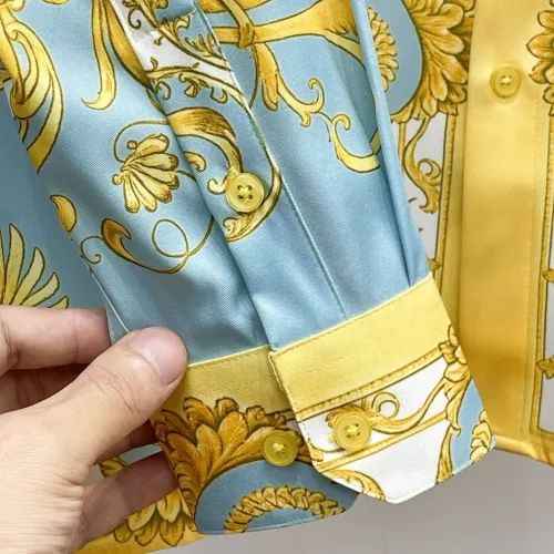 Replica Versace Shirts Long Sleeved For Men #1459146 $76.00 USD for Wholesale