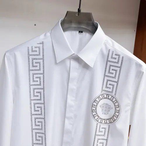 Replica Versace Shirts Long Sleeved For Men #1459150 $85.00 USD for Wholesale
