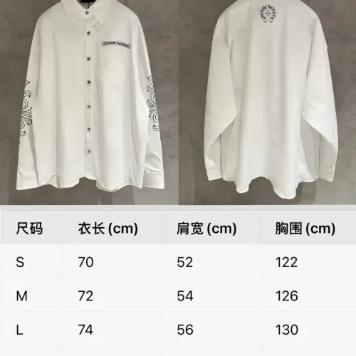 Replica Chrome Hearts Shirts Long Sleeved For Unisex #1459152 $72.00 USD for Wholesale