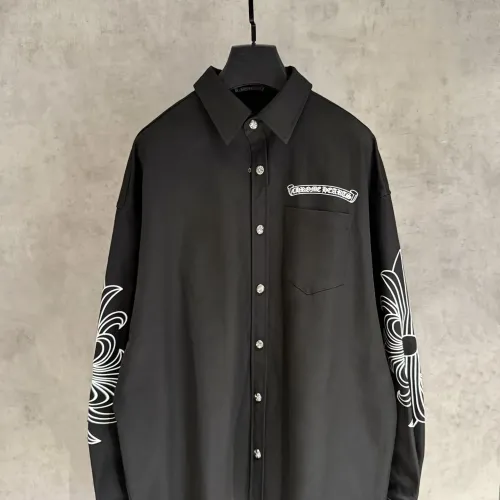 Wholesale Chrome Hearts Shirts Long Sleeved For Unisex #1459153 $72.00 USD, Wholesale Quality Replica Chrome Hearts Shirts