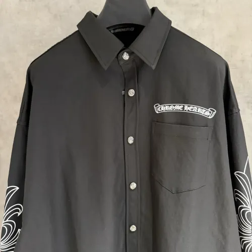 Replica Chrome Hearts Shirts Long Sleeved For Unisex #1459153 $72.00 USD for Wholesale