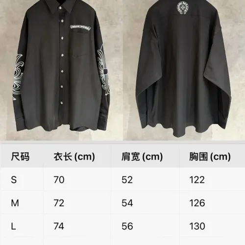 Replica Chrome Hearts Shirts Long Sleeved For Unisex #1459153 $72.00 USD for Wholesale