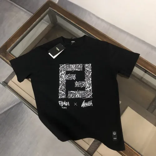 Wholesale Fendi T-Shirts Short Sleeved For Unisex #1459176 $32.00 USD, Wholesale Quality Replica Fendi T-Shirts