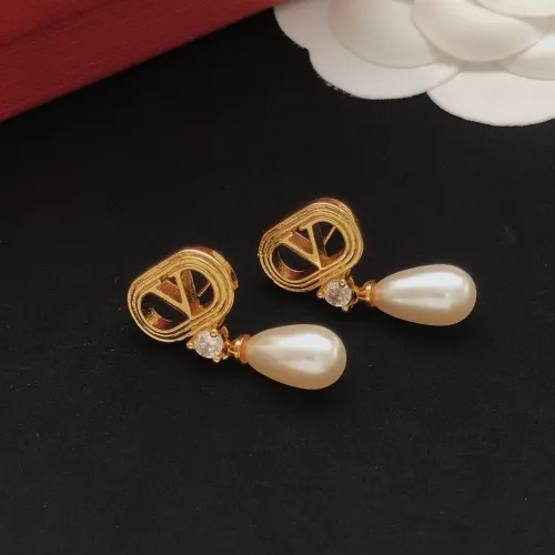 Replica Valentino Earrings For Women #1459196 $29.00 USD for Wholesale