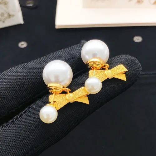 Replica Christian Dior Earrings For Women #1459248 $25.00 USD for Wholesale