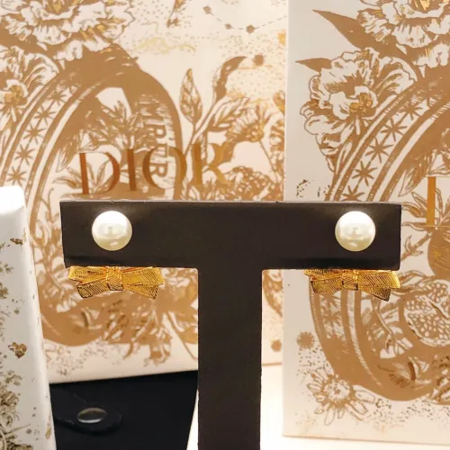 Replica Christian Dior Earrings For Women #1459248 $25.00 USD for Wholesale