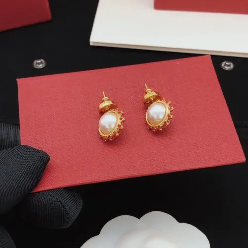 Replica Valentino Earrings For Women #1459252 $25.00 USD for Wholesale