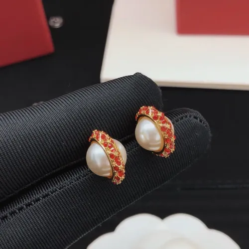 Replica Valentino Earrings For Women #1459252 $25.00 USD for Wholesale