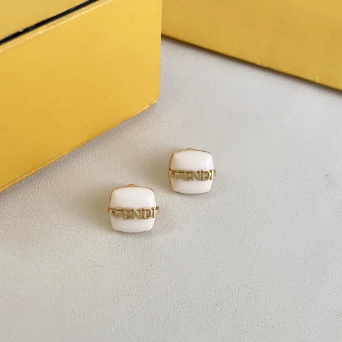 Wholesale Fendi Earrings For Women #1459267 $36.00 USD, Wholesale Quality Replica Fendi Earrings