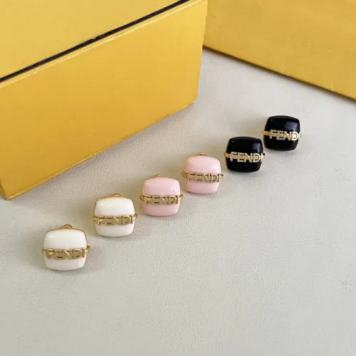Replica Fendi Earrings For Women #1459267 $36.00 USD for Wholesale