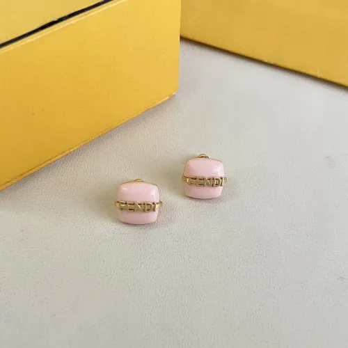 Wholesale Fendi Earrings For Women #1459268 $36.00 USD, Wholesale Quality Replica Fendi Earrings