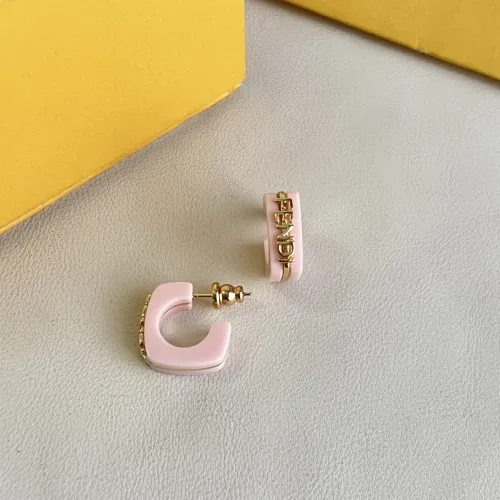 Wholesale Fendi Earrings For Women #1459276 $36.00 USD, Wholesale Quality Replica Fendi Earrings