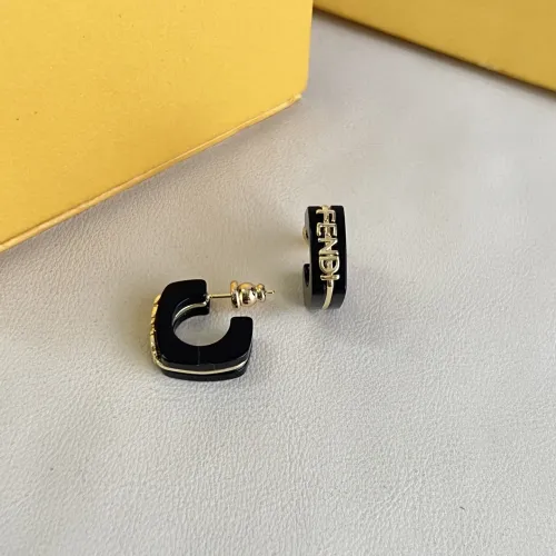 Wholesale Fendi Earrings For Women #1459278 $36.00 USD, Wholesale Quality Replica Fendi Earrings
