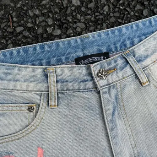 Replica Chrome Hearts Jeans For Unisex #1459309 $56.00 USD for Wholesale