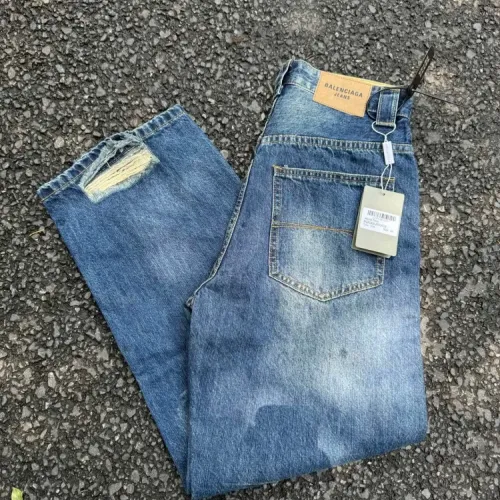Wholesale Balenciaga Jeans For Men #1459310 $60.00 USD, Wholesale Quality Replica Balenciaga Jeans