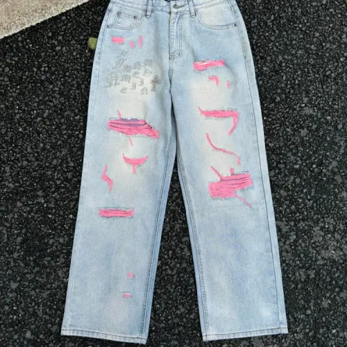 Wholesale Chrome Hearts Jeans For Men #1459317 $60.00 USD, Wholesale Quality Replica Chrome Hearts Jeans