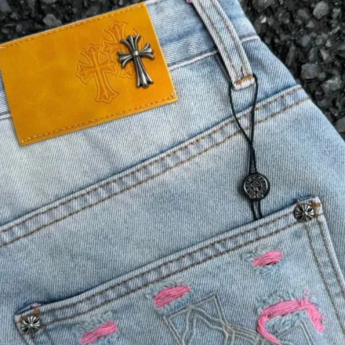 Replica Chrome Hearts Jeans For Men #1459317 $60.00 USD for Wholesale