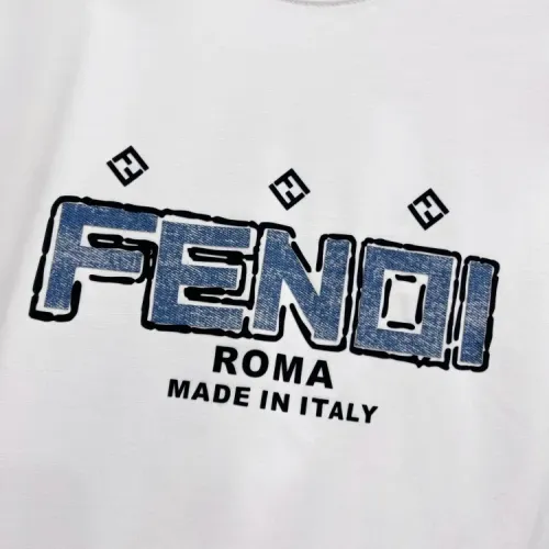 Replica Fendi T-Shirts Short Sleeved For Men #1459394 $52.00 USD for Wholesale