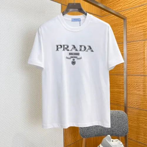 Wholesale Prada T-Shirts Short Sleeved For Men #1459420 $60.00 USD, Wholesale Quality Replica Prada T-Shirts