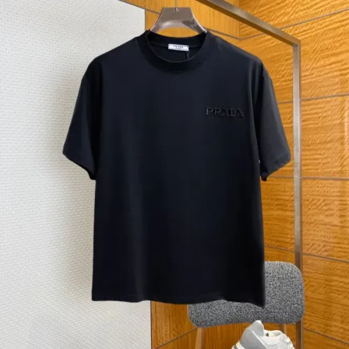 Wholesale Prada T-Shirts Short Sleeved For Men #1459422 $80.00 USD, Wholesale Quality Replica Prada T-Shirts