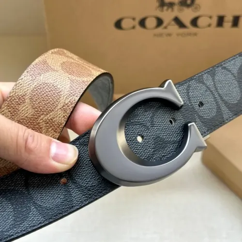 Replica Coach AAA Quality Belts For Men #1459435 $56.00 USD for Wholesale