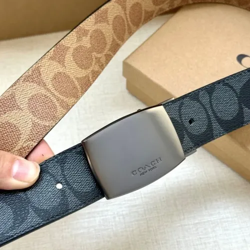 Replica Coach AAA Quality Belts For Men #1459436 $56.00 USD for Wholesale