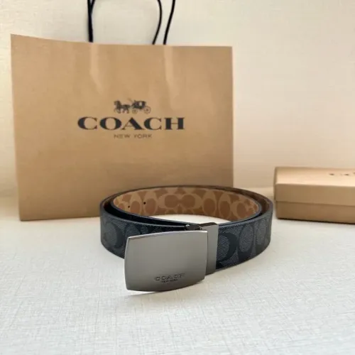 Replica Coach AAA Quality Belts For Men #1459436 $56.00 USD for Wholesale