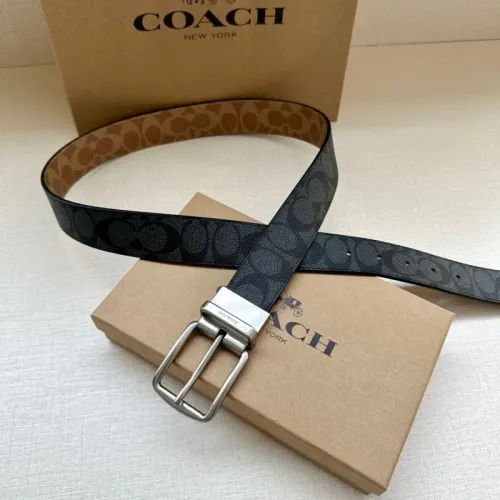 Replica Coach AAA Quality Belts For Men #1459438 $56.00 USD for Wholesale