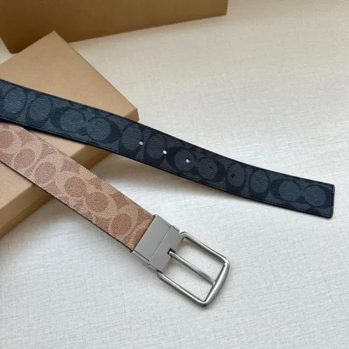 Replica Coach AAA Quality Belts For Men #1459438 $56.00 USD for Wholesale